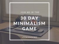 30 Day Minimalism Game