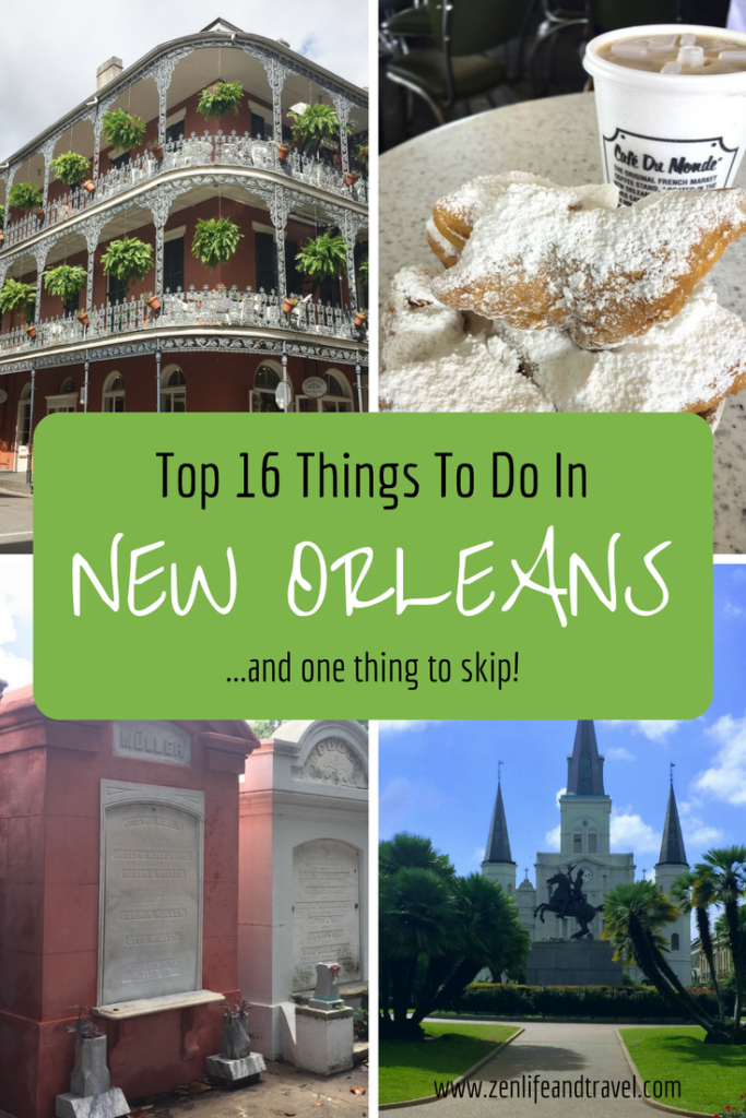 Favorite Things To Do in New Orleans: New Orelans is a vibrant city! I'll show you my top 16 favorite things to do including where to eat. I'll also tell you about one thing I don't recommend. Top 16 Things To Do In New Orleans, LA (USA) | NOLA